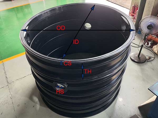 measure butterfly valve seat